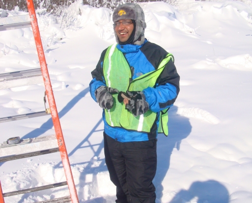 Basnet, living snow fence